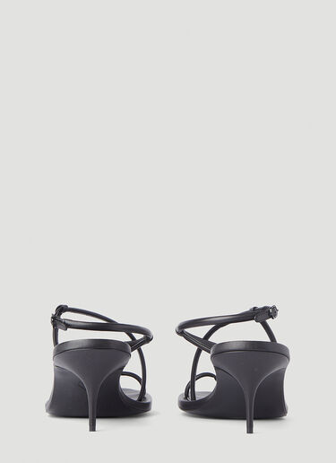 Alexander McQueen Strappy Heeled Sandals Black amq0245101