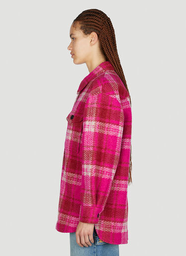 Isabel Marant Étoile Harveli Check Jacket Pink ibe0251015