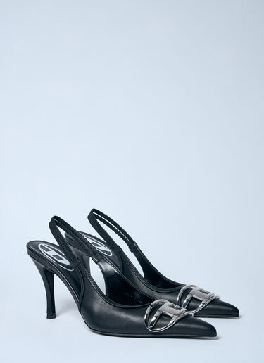 Diesel D-Venus Sb Leather Pumps Black dsl0259030