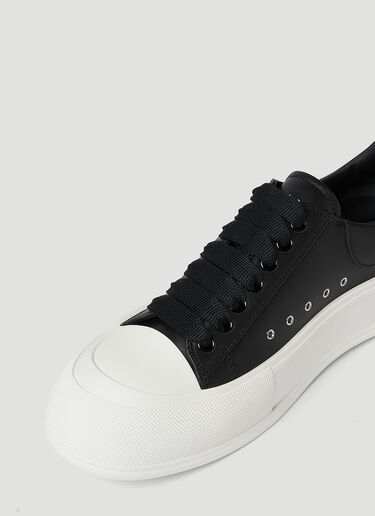 Alexander McQueen Deck Plimsoll Sneakers Black amq0147035