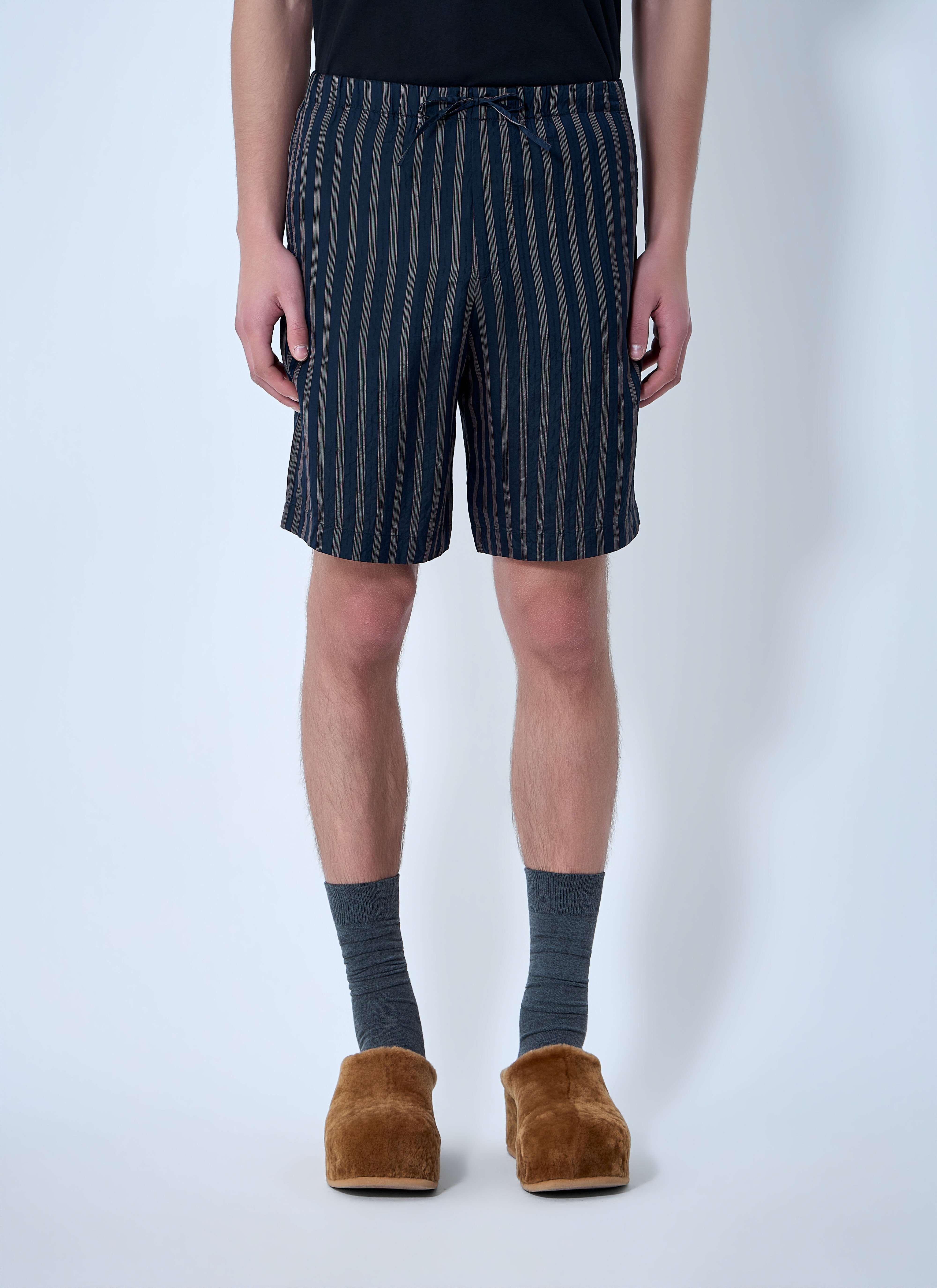 Dries Van Noten Men's' Piperi Shorts in Navy | LN-CC®