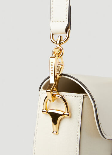 Gucci Horsebit 1955 Shoulder Bag White guc0245145