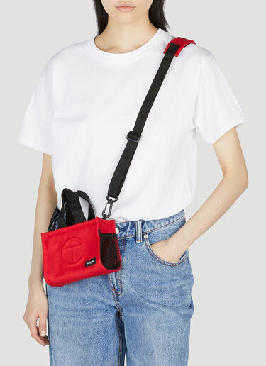 Eastpak x Telfar 쇼퍼 스몰 크로스바디 백 레드 est0353006