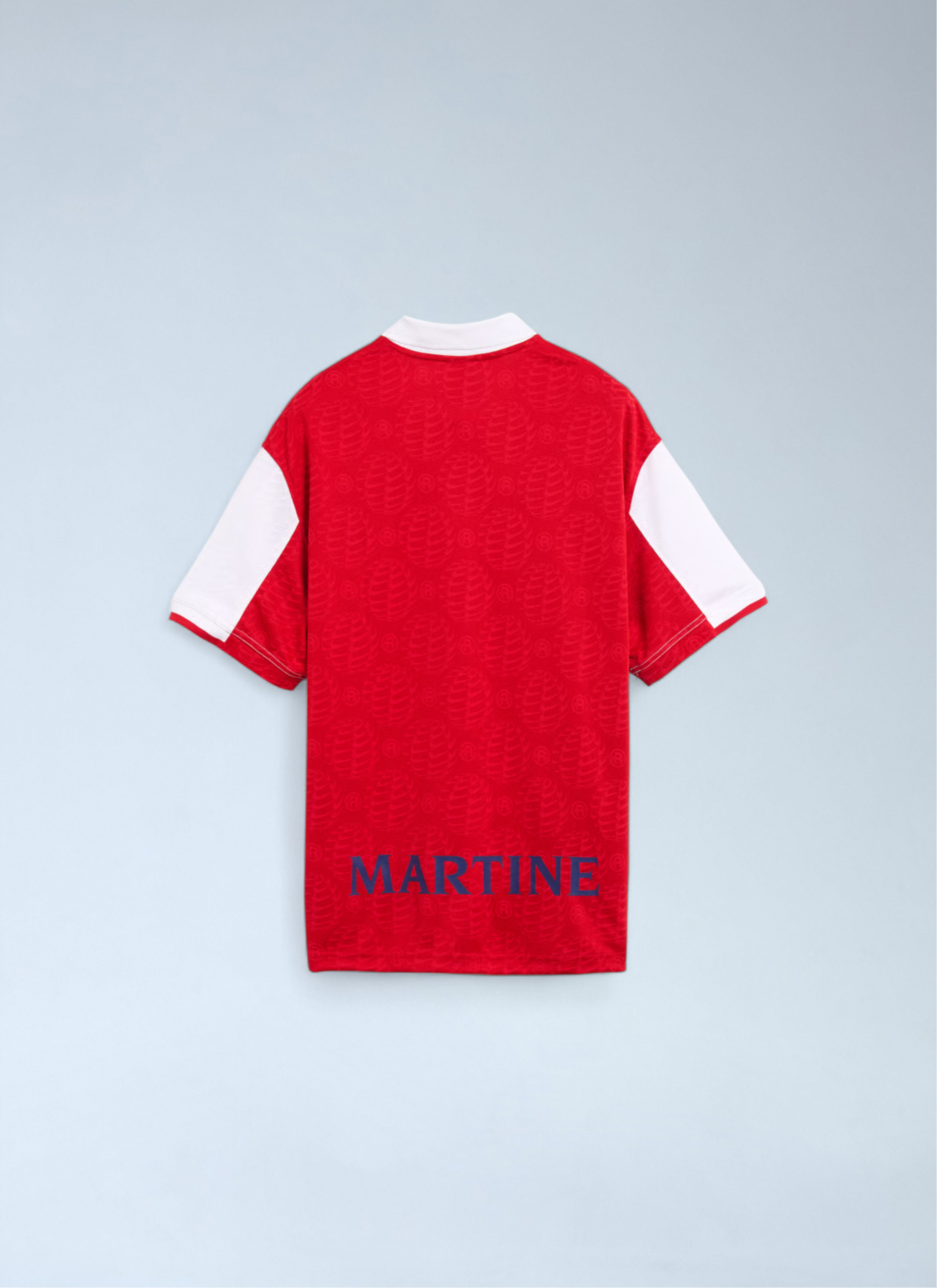 Nike x Martine Rose Men's' Logo Motif Polo Shirt in Red | LN-CC®