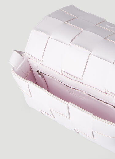 Bottega Veneta Cassette Intreccio Shoulder Bag Pink bov0247048