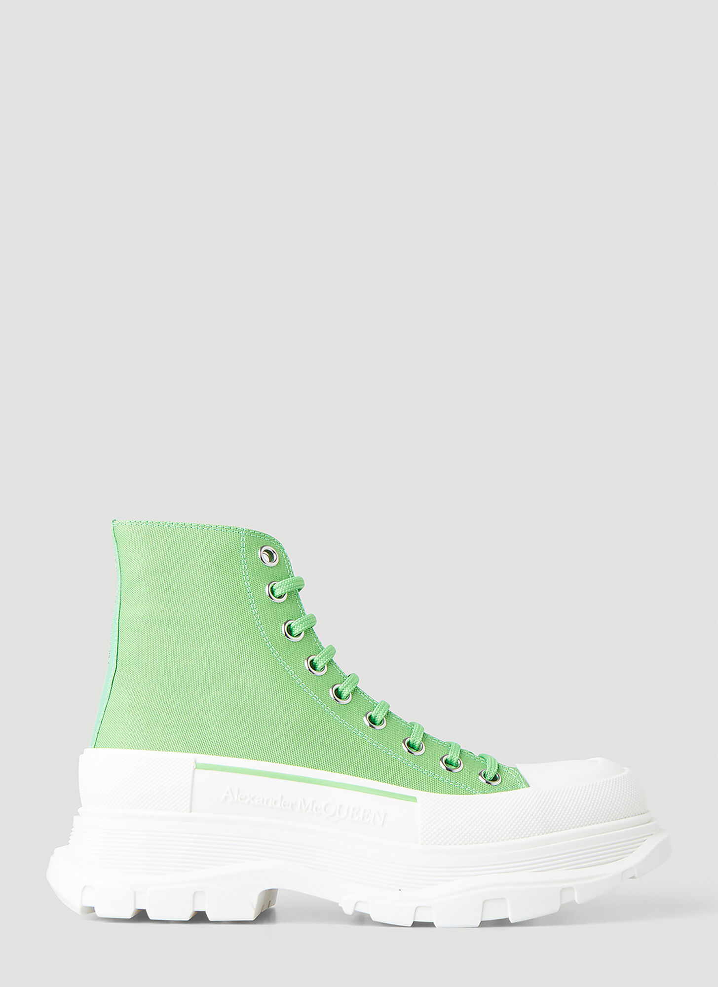 Alexander Mcqueen Tread Slick Sneakers In Green
