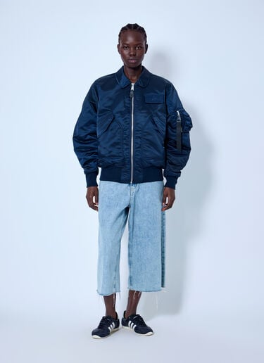 Alpha Industries CWU-45/P ベース UV ルーズボンバージャケット 青 alp0366007