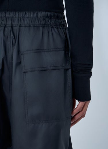 Moncler x Rick Owens Drawstring Midi Kilt Shorts Black mcs0363014