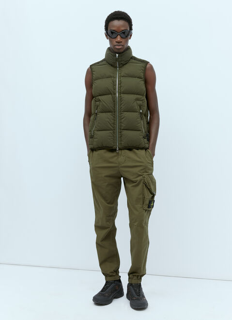 Stone Island Cargo Track Pants Green sto0154003