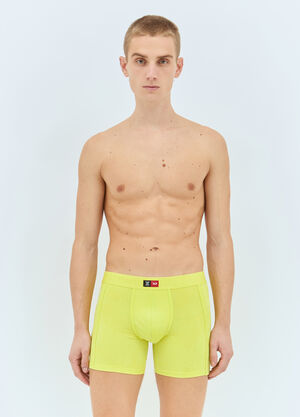 SAVAGE X DIESEL Flocked-Boxer-Briefs Yellow dsf0158004