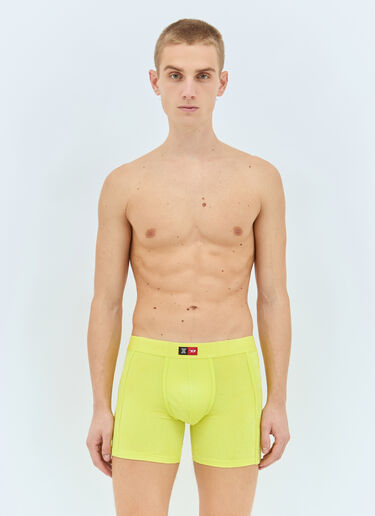 SAVAGE X DIESEL Flocked-Boxer-Briefs Yellow dsf0158004