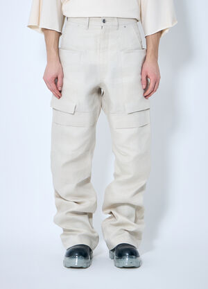 Rick Owens Stefan Cargo Pants Beige ric0159013
