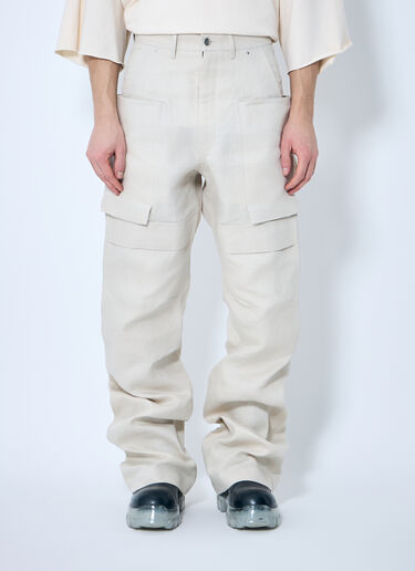 Rick Owens Stefan Cargo Pants Beige ric0159013