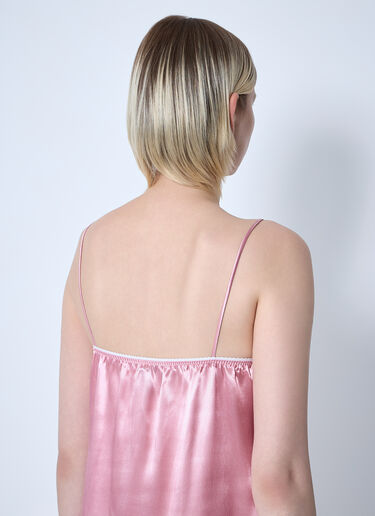 Miu Miu Satin Dress Pink miu0261008