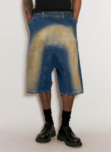 Souffle Denim Shorts Y/PROJECT Souffle Denim Shorts Blue ypr0156016