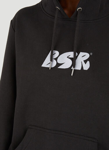 Butter Sessions Embroidered Logo Hooded Sweatshirt Black bts0346010