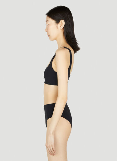 Jil Sander+ 徽标印花比基尼套装 黑色 jsp0251015