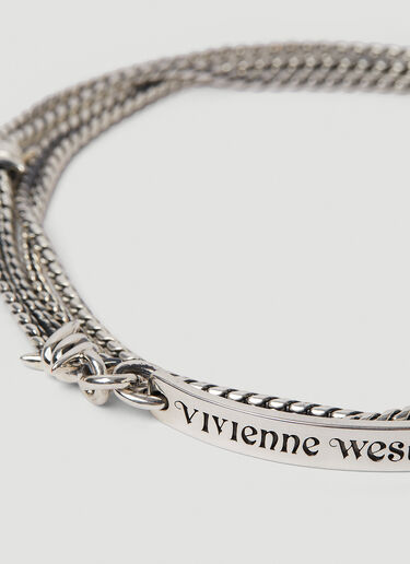 Vivienne Westwood 루시안 초커 네크리스 실버 vvw0251088