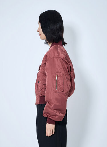Chloé Bomber Jacket Light Burgundy chl0265009
