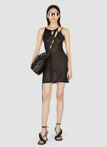 Ottolinger Knit Strappy Mini Dress Black ott0252009