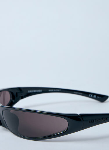 Balenciaga Blade Rectangle Sunglasses Black bcs0360003