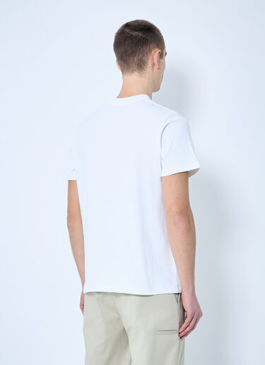 Moncler Logo Motif T-Shirt White mon0159047