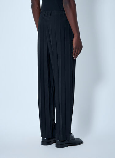 Pleated Wool-Blend Trousers Homme Plissé Issey Miyake Pleated Wool-Blend Trousers Black hmp0164001