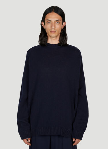 Raf Simons Graphic Patch Sweater Navy raf0152013