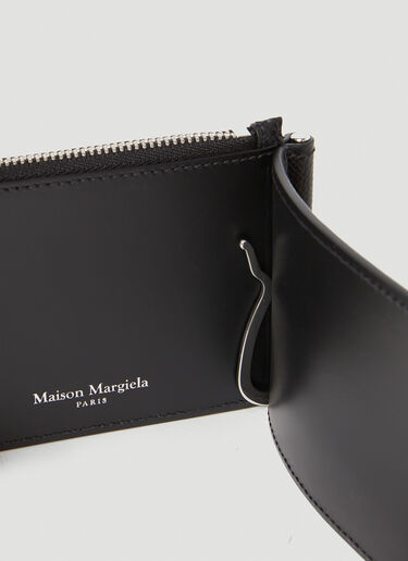 Maison Margiela Money Clip Wallet Black mla0153033