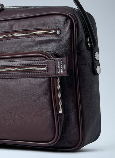 Acne Studios Camero Camera Shoulder Bag Burgundy acn0265001