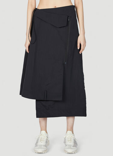 Y-3 Wrap Front Skirt Black yyy0252007