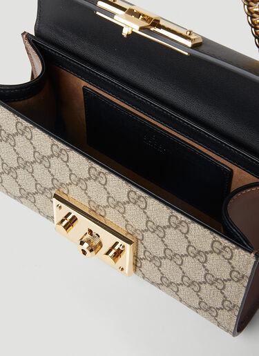 Gucci Padlock GG Print Shoulder Bag Brown guc0251263