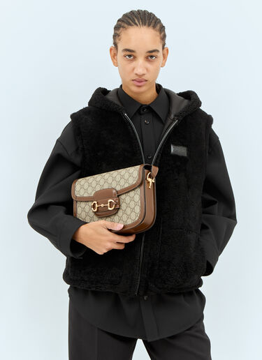 1955 Horsebit Shoulder Bag Gucci 1955 Horsebit Shoulder Bag Brown guc0239074