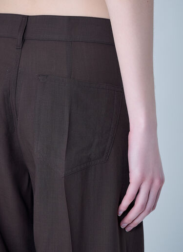Tailored Geth Pants Rick Owens Tailored Geth Pants Dark Brown ric0263030