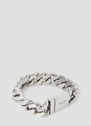 Curb Chain Bracelet Saint Laurent Curb Chain Bracelet Black sla0149087