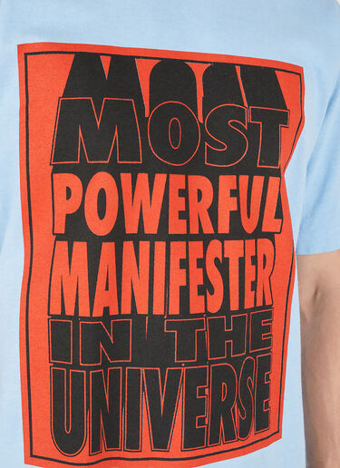 Come Tees Most Powerful Raver  Tシャツ ライトブルー com0349004