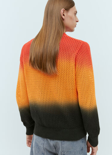 Stüssy Pigment Dyed Loose Gauge Sweater Orange sts0153004