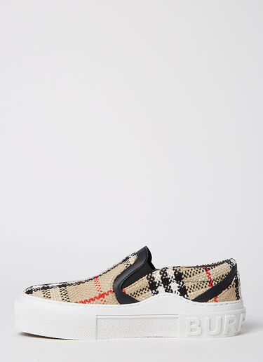 Burberry Curt Check Sneakers Beige bur0251084