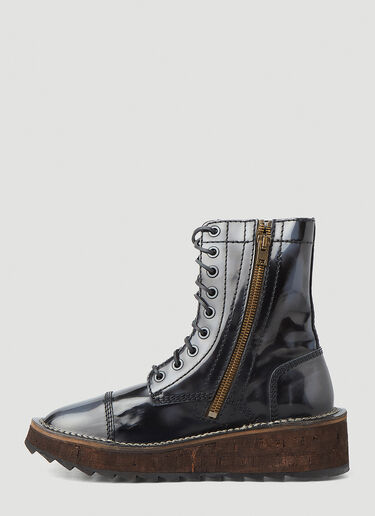 leje Effektivt aflevere Acne Studios Unisex Track Sole Boots in Black | LN-CC®