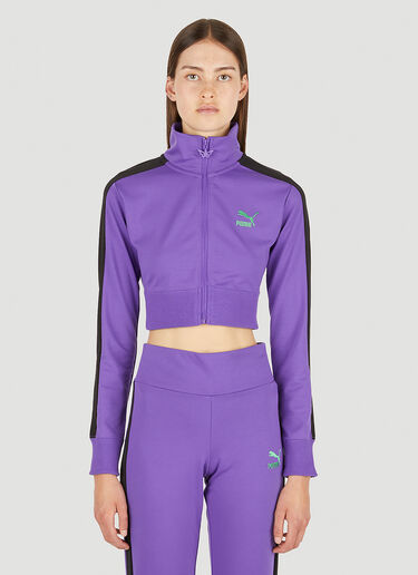 Puma x Dua Lipa T7 Cropped Track Top Purple pdl0250007