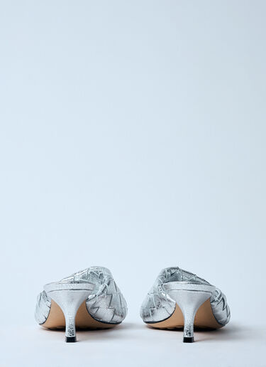 Bottega Veneta 블링크 힐 뮬 실버 bov0259016