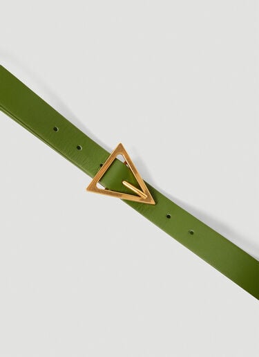 Bottega Veneta Triangle Buckle Belt Green bov0251061
