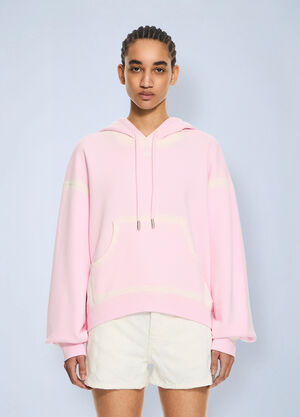 Off-White Spray Off Stamp Over Hoodie Pink ofw0264027