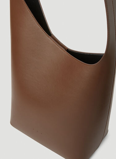 Aesther Ekme Demi Lune Shoulder Bag in Brown