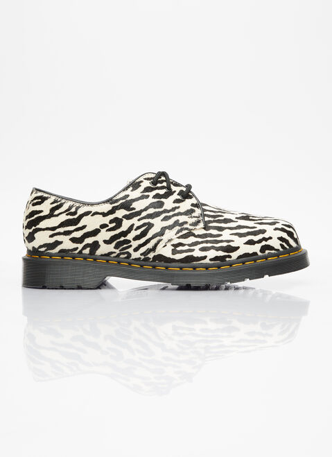 Prada Monochrome Tiger Camo Lace-Up Shoes Black pra0254025