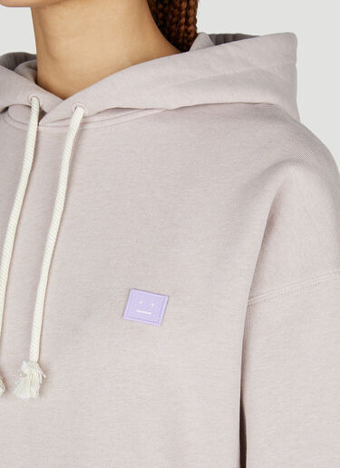 Acne Studios 페이스 패치 후드 스웨트셔츠 Lilac acn0251033