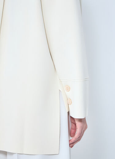 Max Mara Viscose Yarn Sweater Cream max0259001