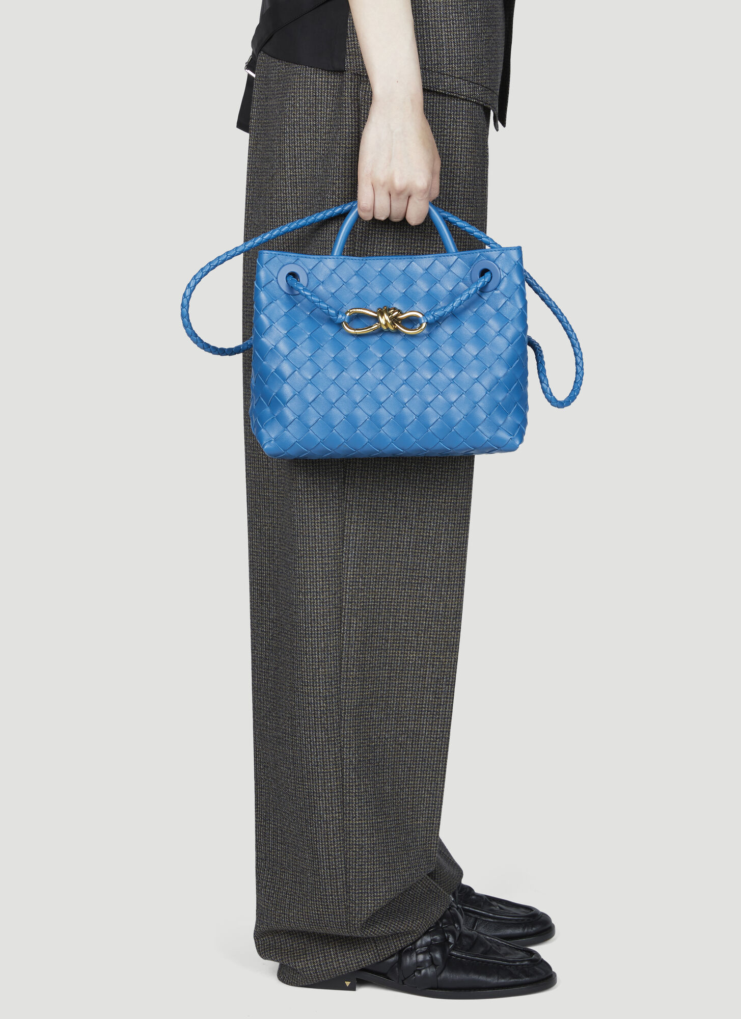 Bottega Veneta - Woman Tote Bags One Size In Blue