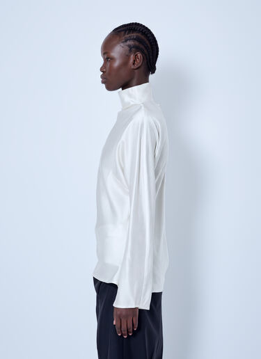LN-CC® - RÓHE: Minimal Waisted Top - White RÓHE Minimal Waisted Top White roe0266011