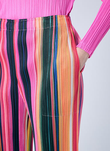 Pleats Please Issey Miyake Warp Pleated Pants Multicolour plp0259002